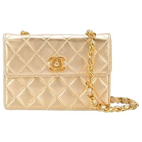 chanel crossbody gold crock